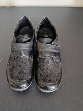 Remonte  Black Velcro Casual Leather orthotics Shoes US 7 /EUR 38